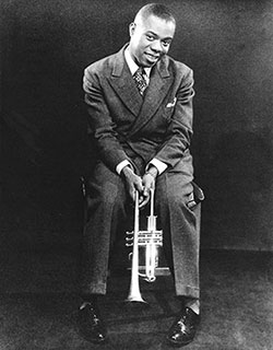 Photo: Louis Armstrong, Courtesy of Frank Driggs Collection