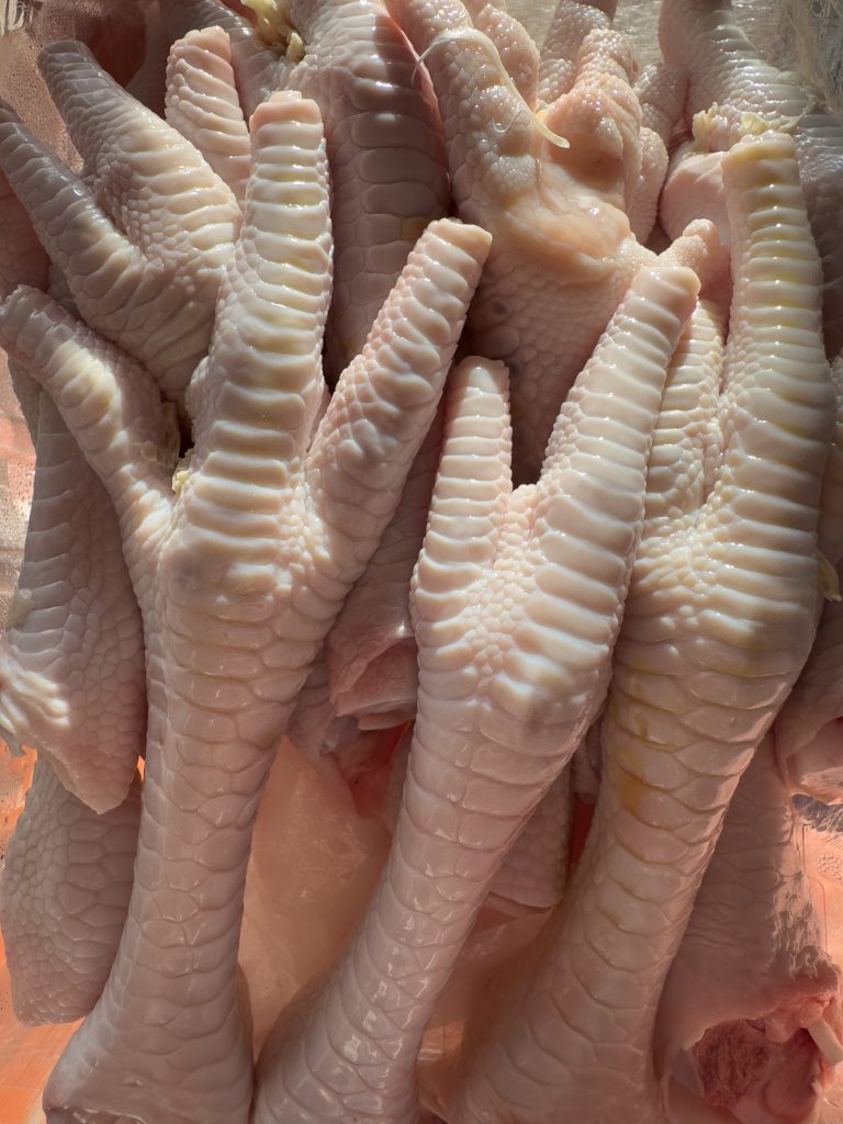 Chicken feet Castries Market, St. Lucia